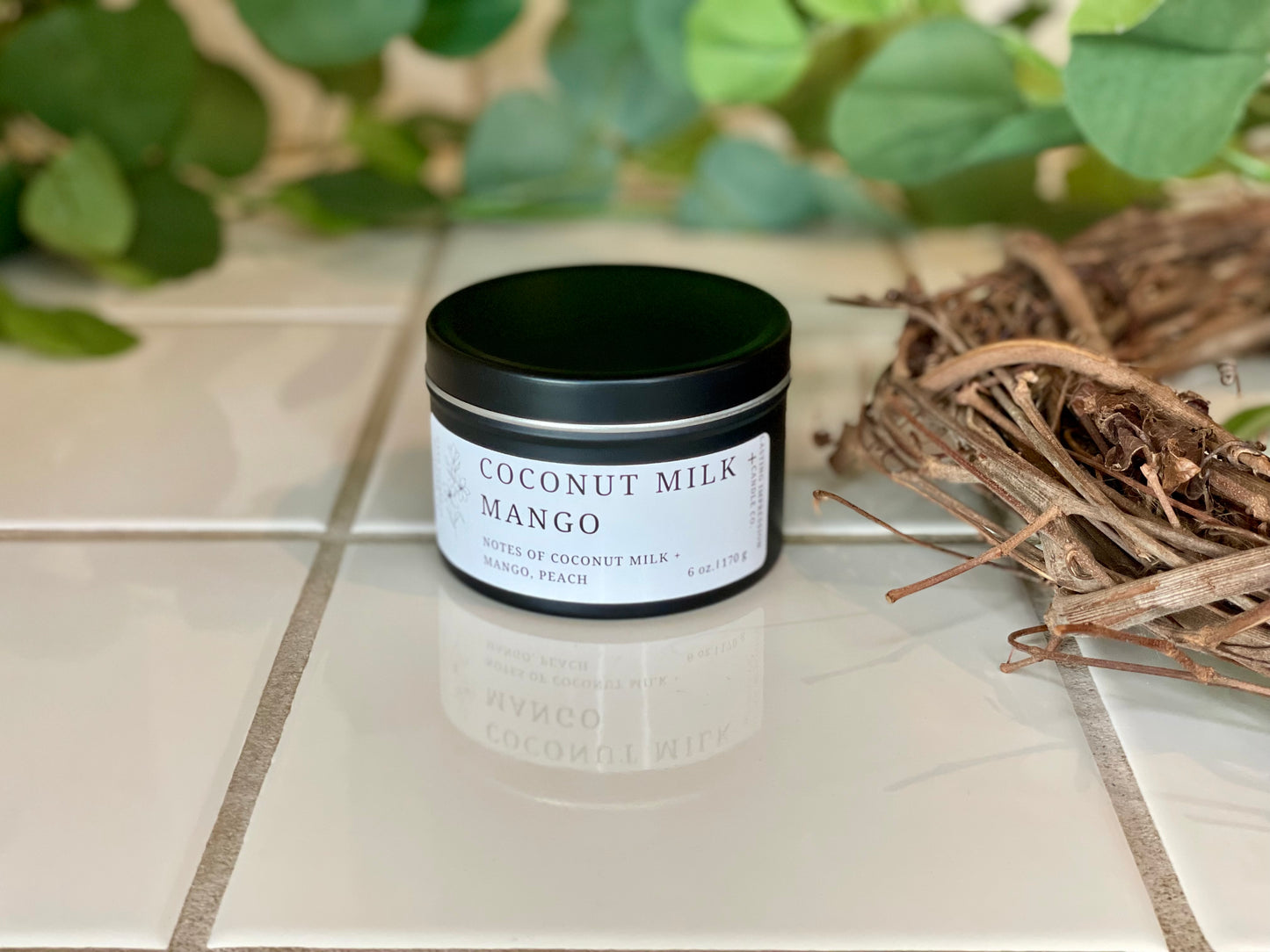 Coconut Milk & Mango Scented | Pure Soy Candle