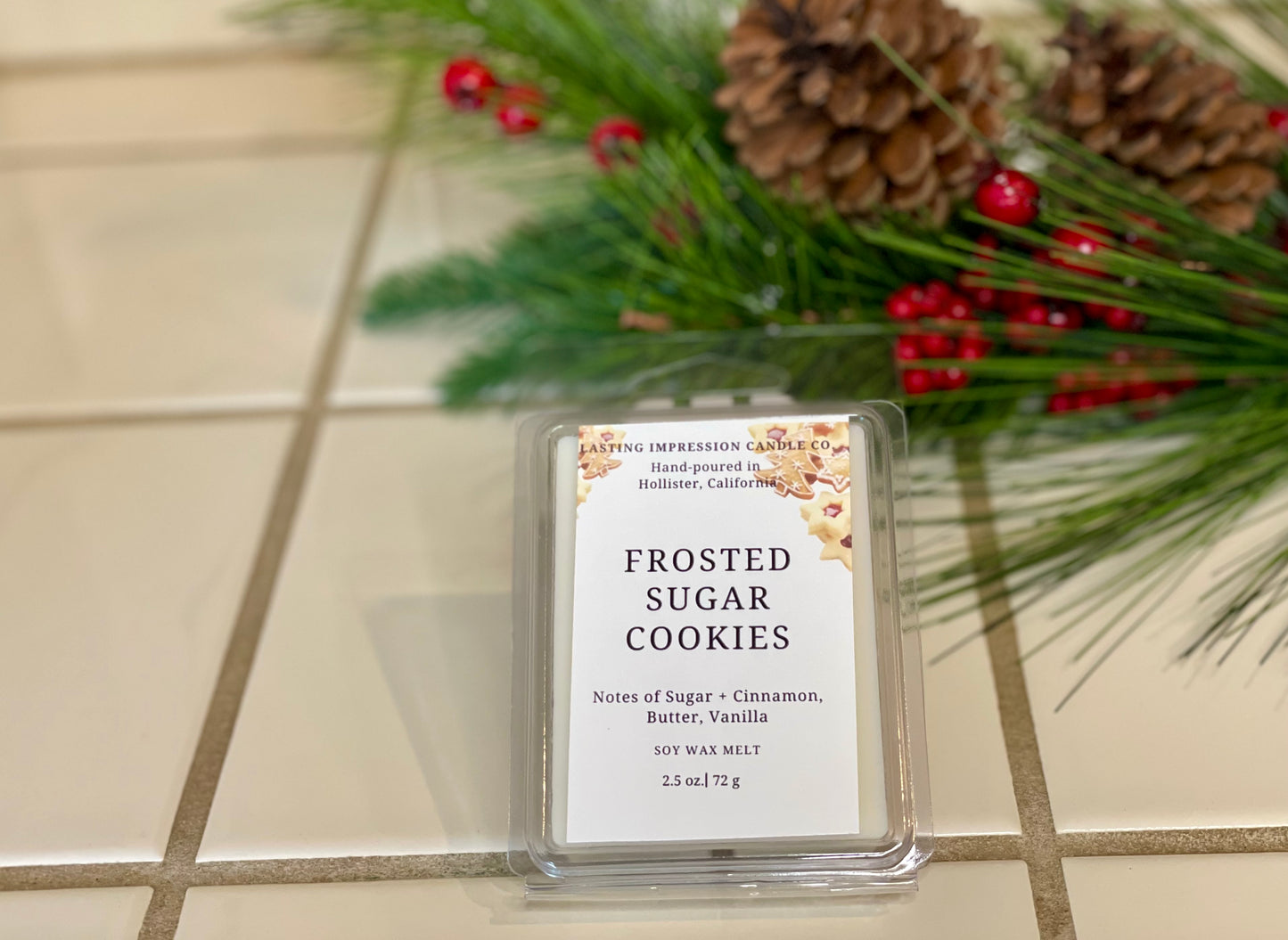 Frosted Sugar Cookies Scented | Pure Soy Wax Melt