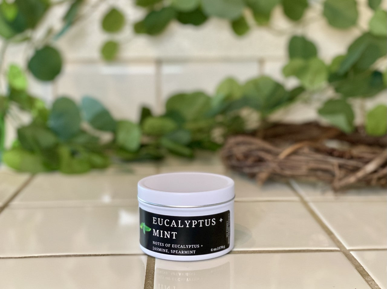 Eucalyptus + Mint Scented | Pure Soy Candle