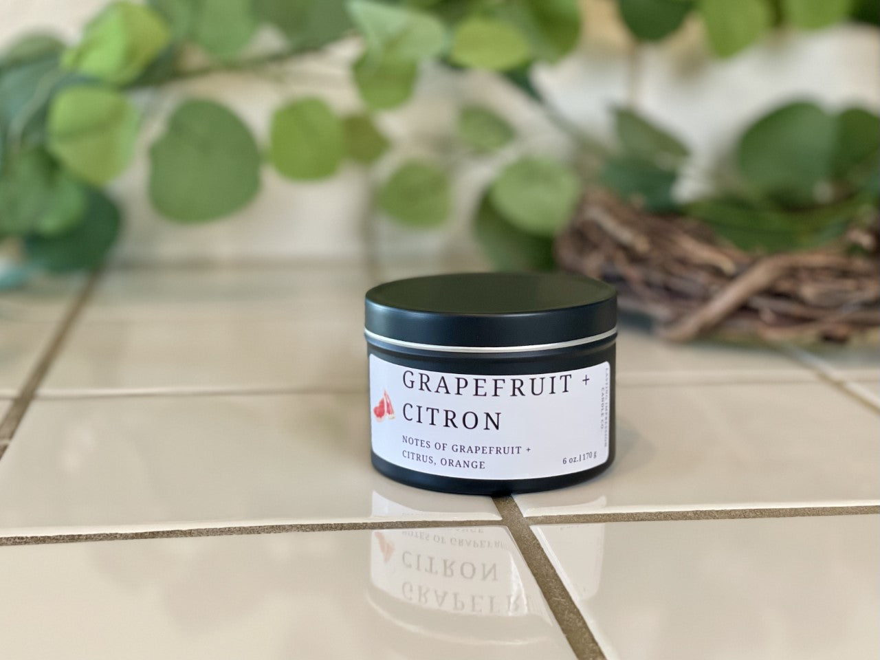 Grapefruit + Citron Scented | Pure Soy Candle