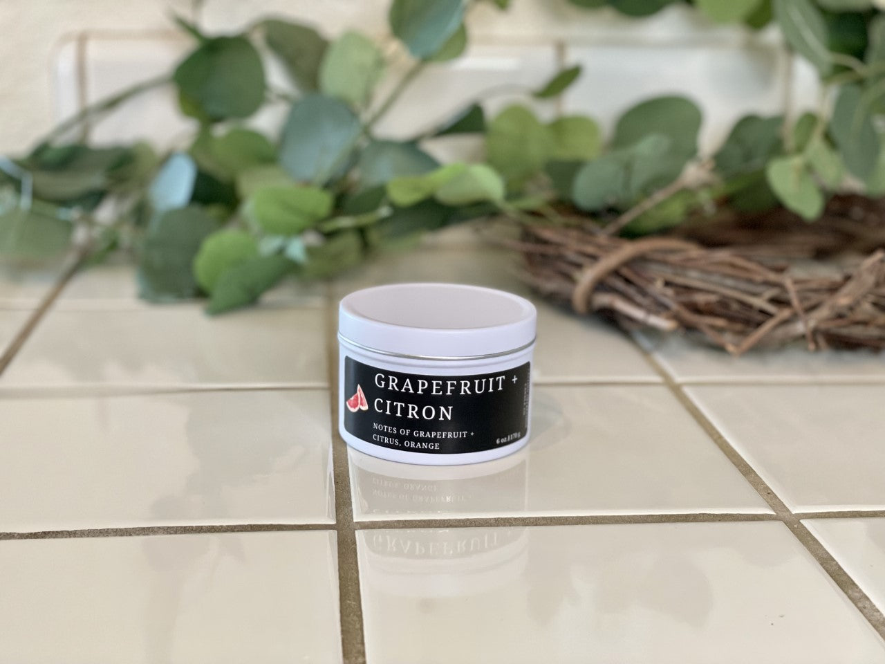 Grapefruit + Citron Scented | Pure Soy Candle