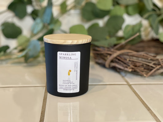 Sparkling Mimosa Scented | Pure Soy Candle