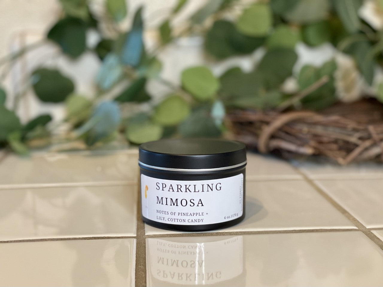 Sparkling Mimosa Scented | Pure Soy Candle