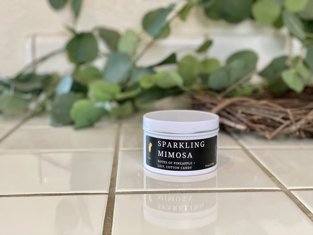 Sparkling Mimosa Scented | Pure Soy Candle