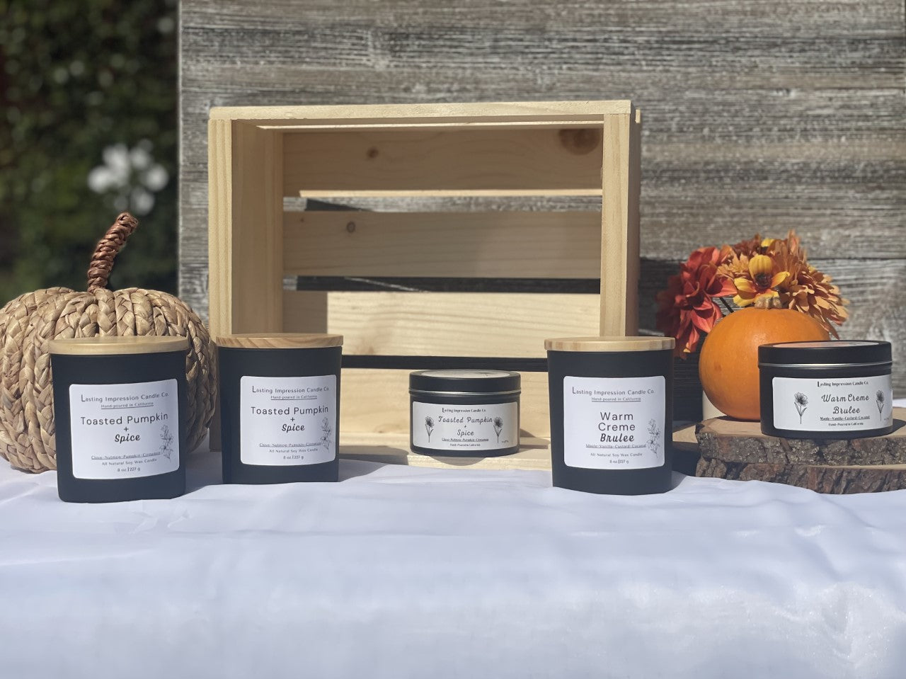 Toasted Pumpkin & Spice Scented | Pure Soy Candle