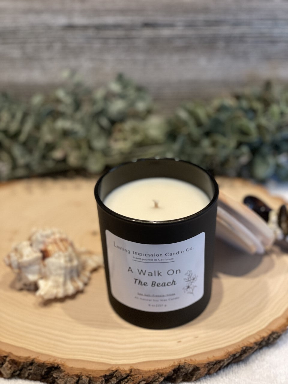 A Walk On The Beach Scented | Pure Soy Candle