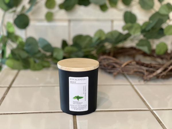 Eucalyptus + Mint Scented | Soy Candle