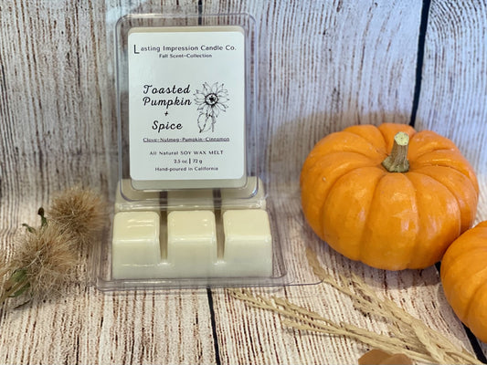 Toasted Pumpkin & Spice Scented | Pure Soy Wax Melt