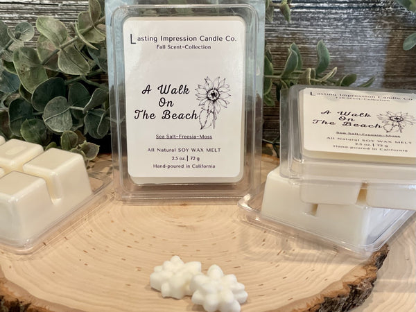 A Walk On The Beach Scented | Pure Soy Wax Melt