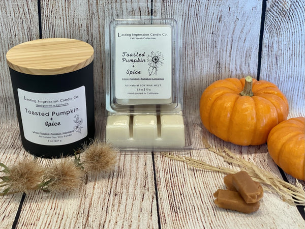 Toasted Pumpkin & Spice Scented | Pure Soy Wax Melt